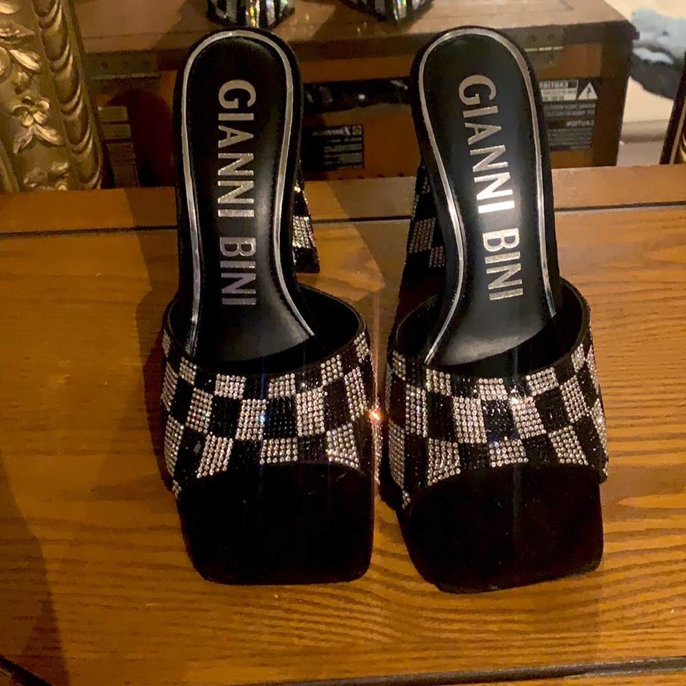 rhinestone heels